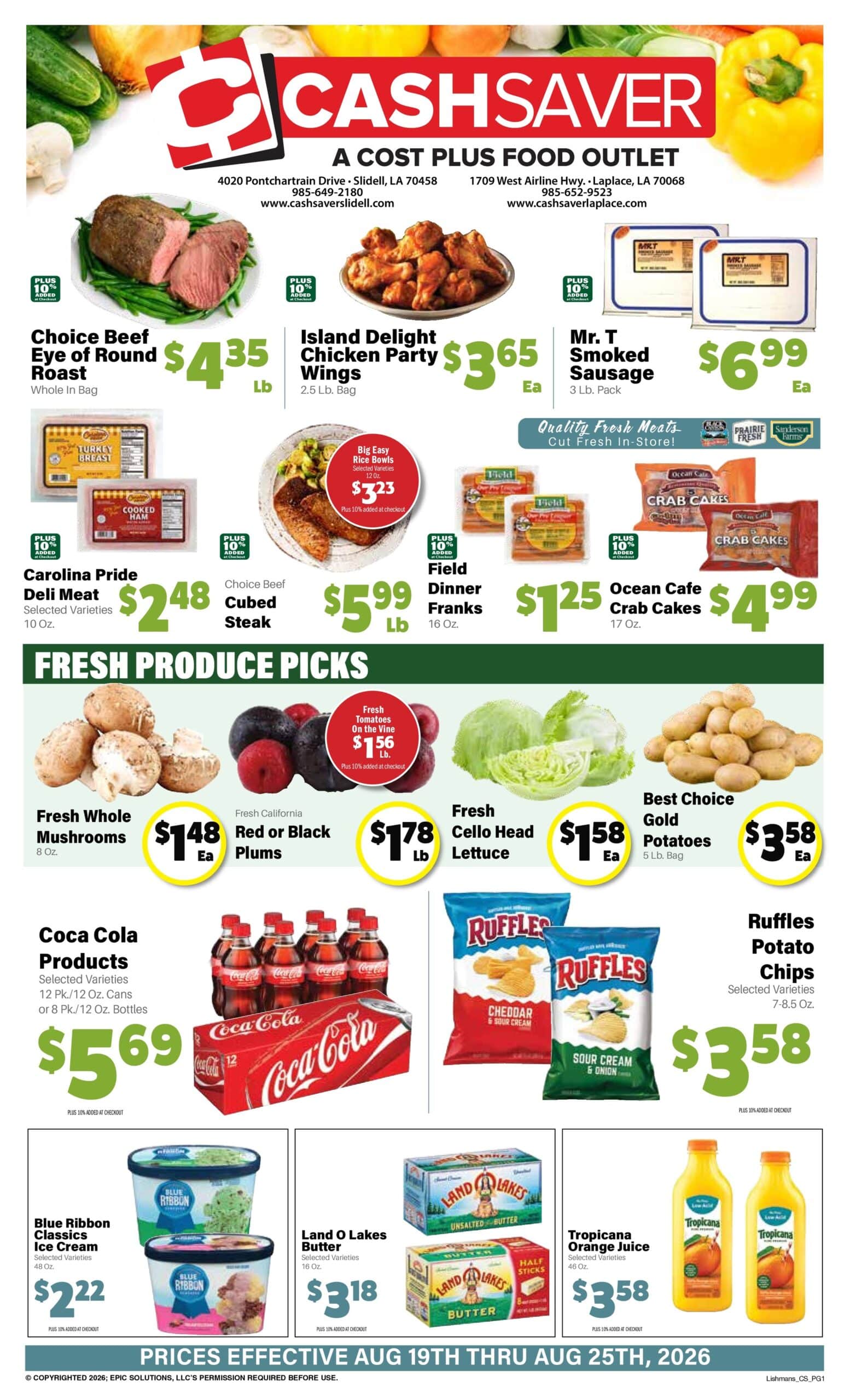 Cash Saver In-Store Weekly Ad