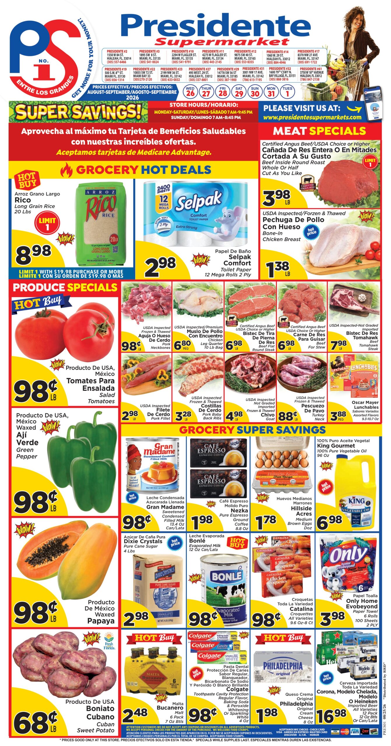 Presidente Supermarket Weekly Ad