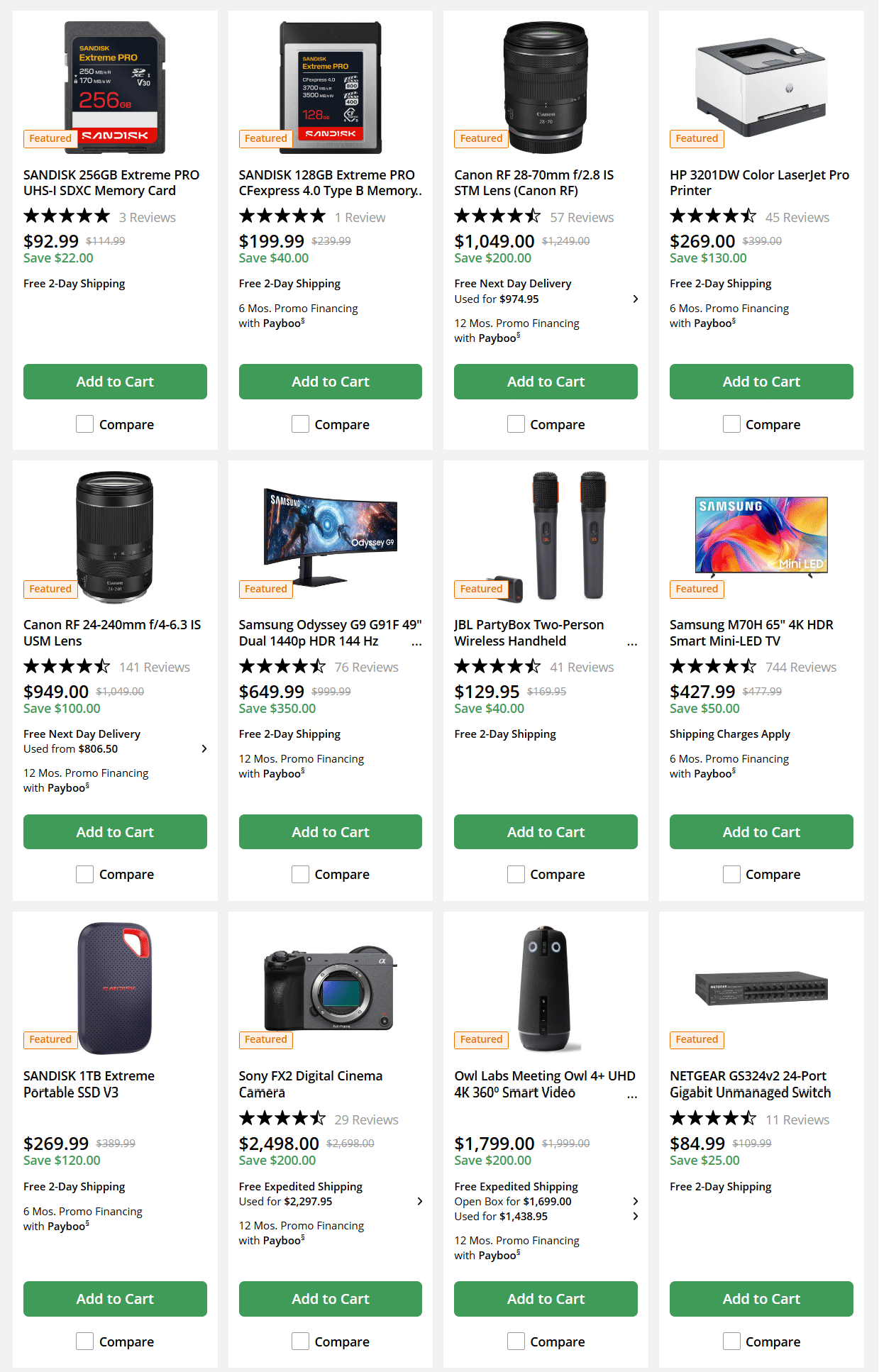 B&H Photo Video Weekly Ad