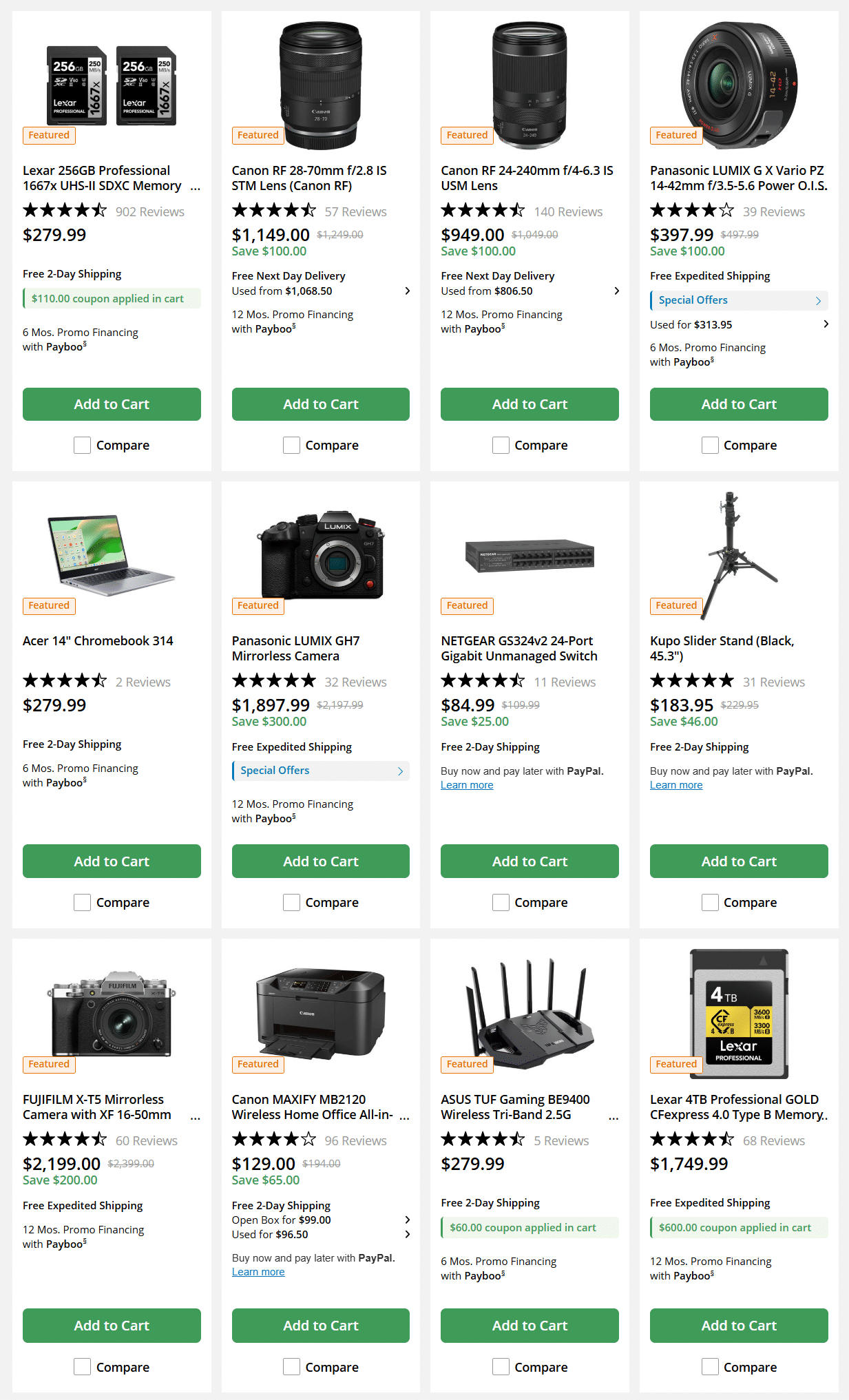 B&H Photo Video Weekly Ad