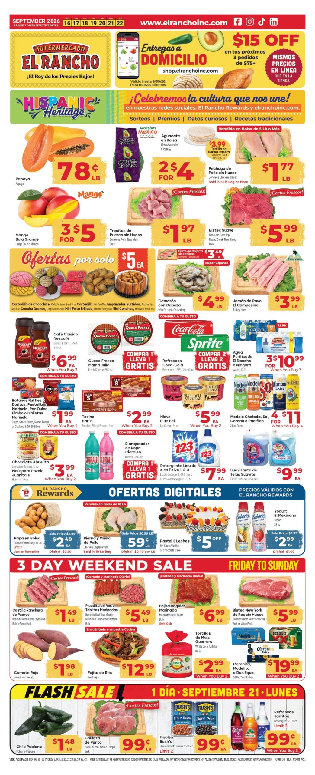 El Rancho Weekly Ad