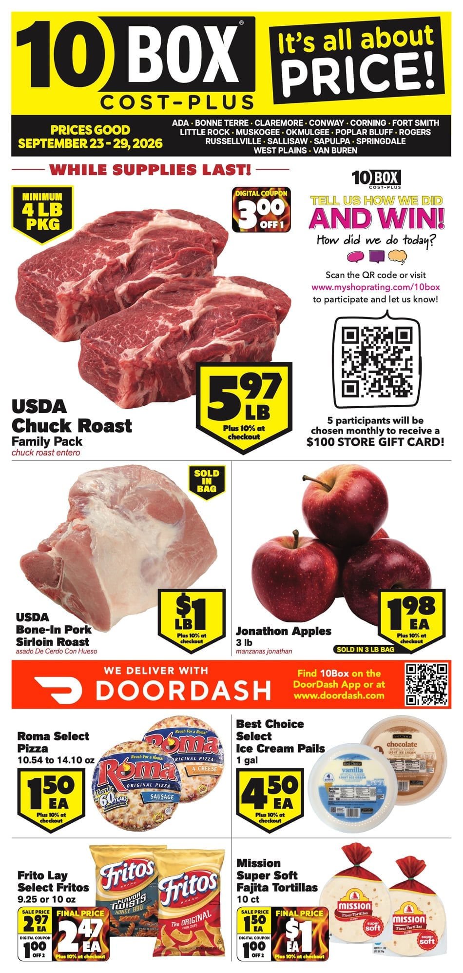 10Box Cost Plus In Store Weekly Ad
