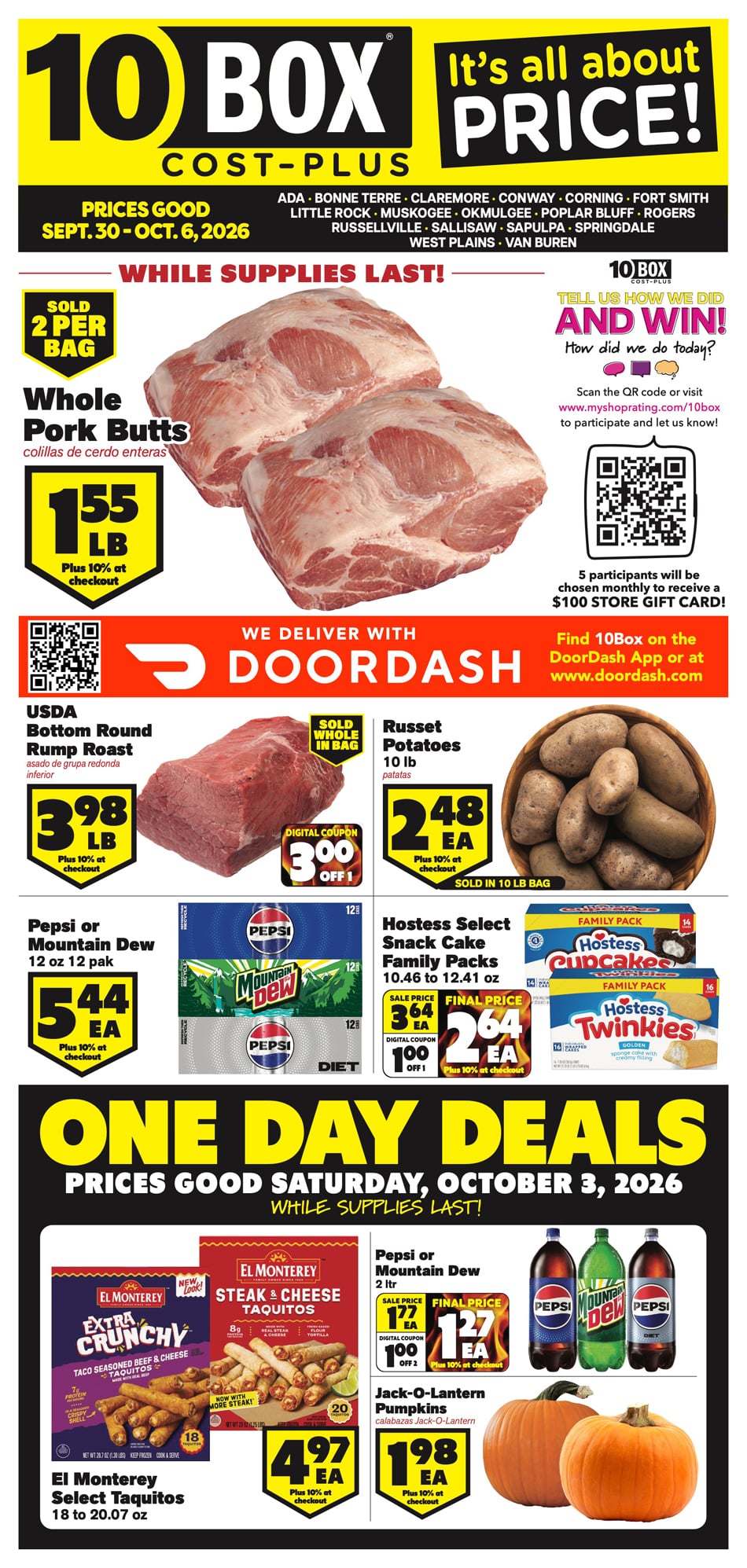 10Box Cost Plus Weekly Ad