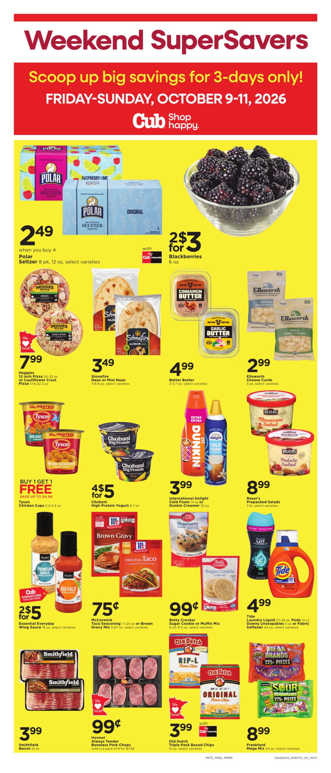 Cub Foods Weekly Ad October 4 – October 10, 2026