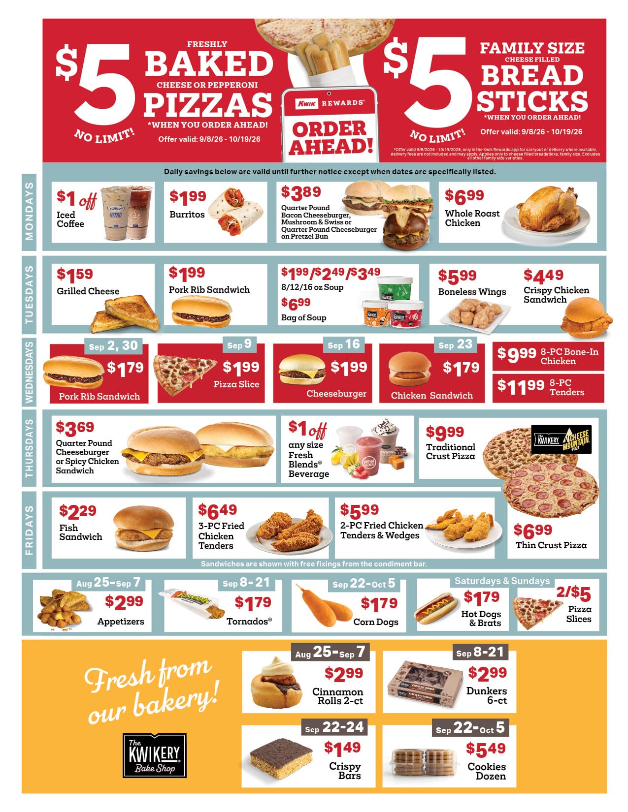 Kwik Trip Monthly Ad