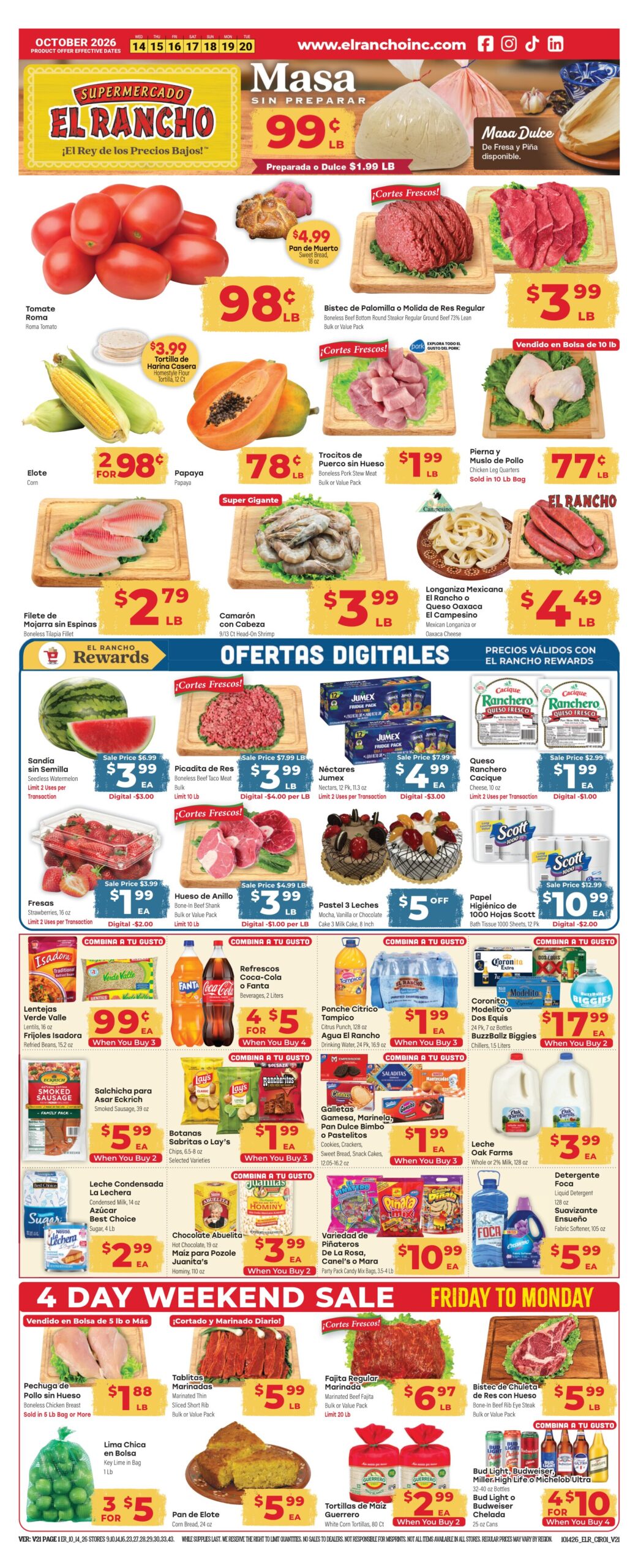 El Rancho Weekly Ad