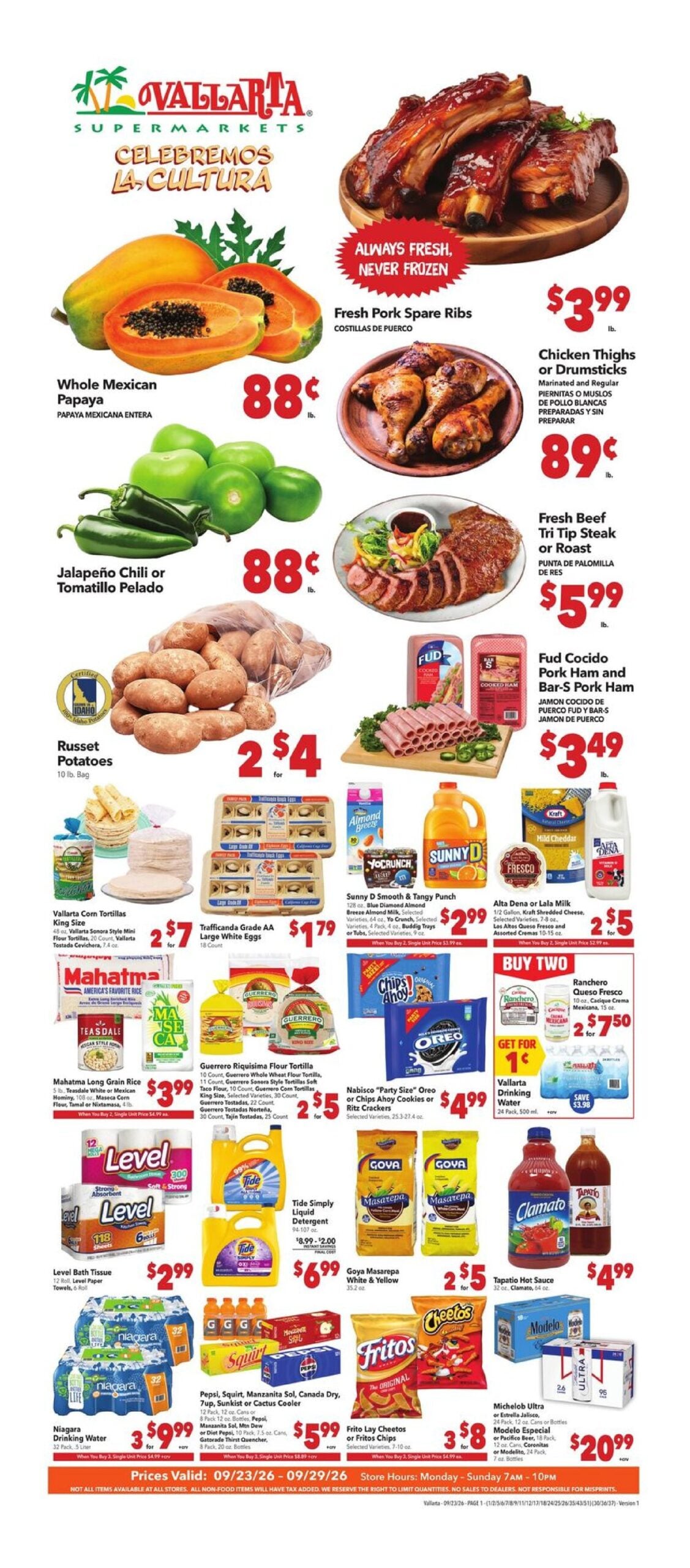 Vallarta In-Store Weekly Ad