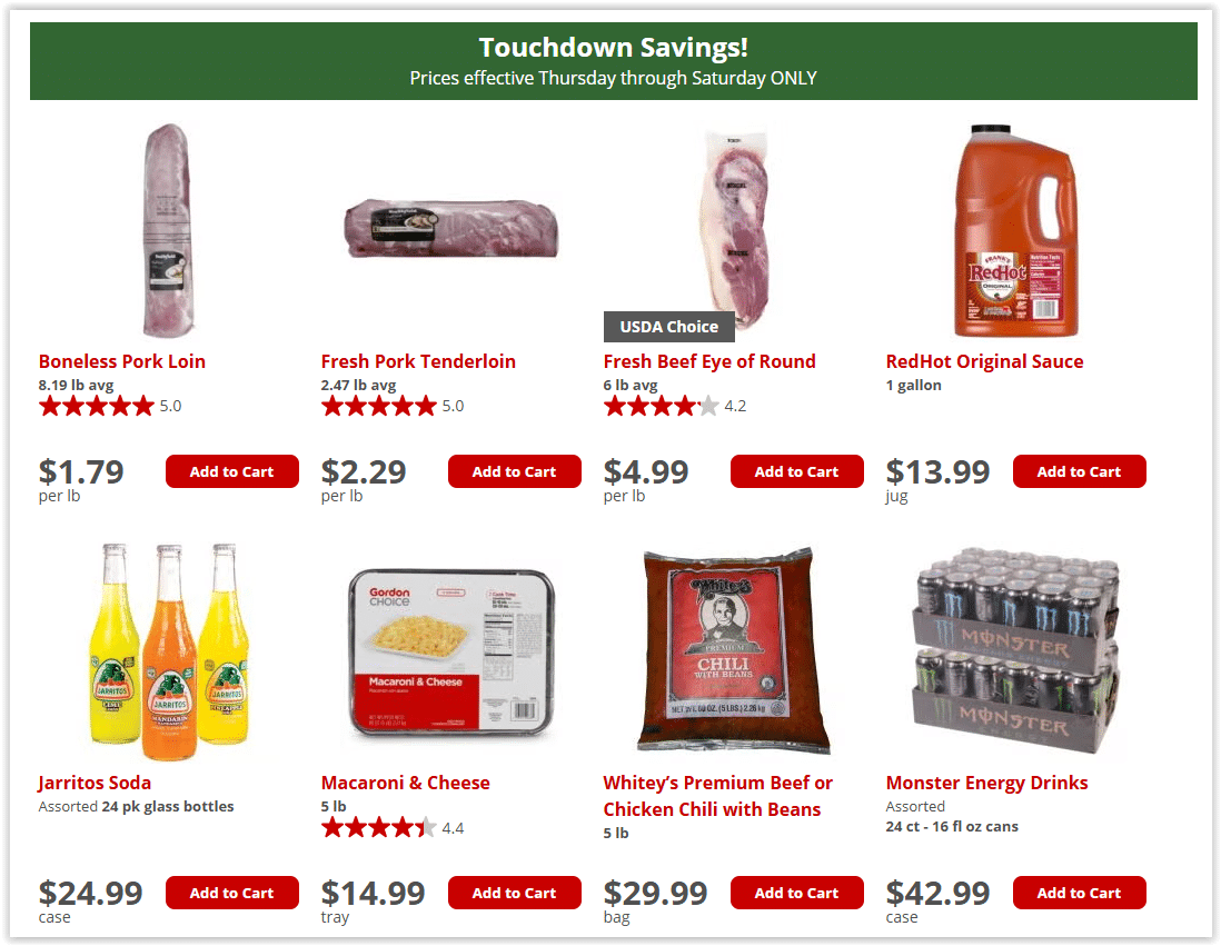 Gordon Food Service Ad