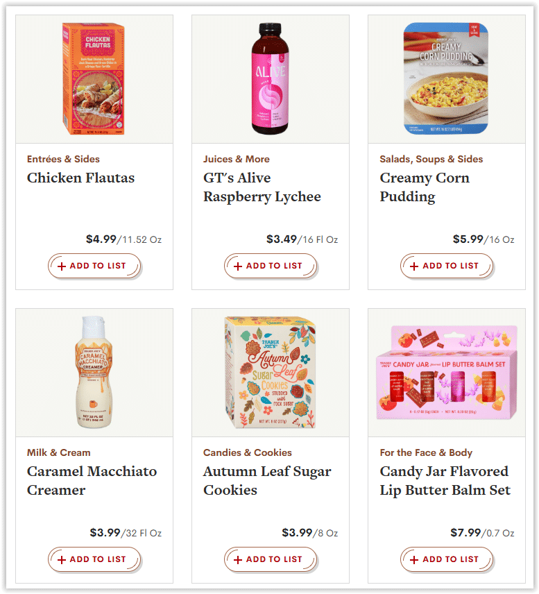 Trader Joe's Weekly Ad