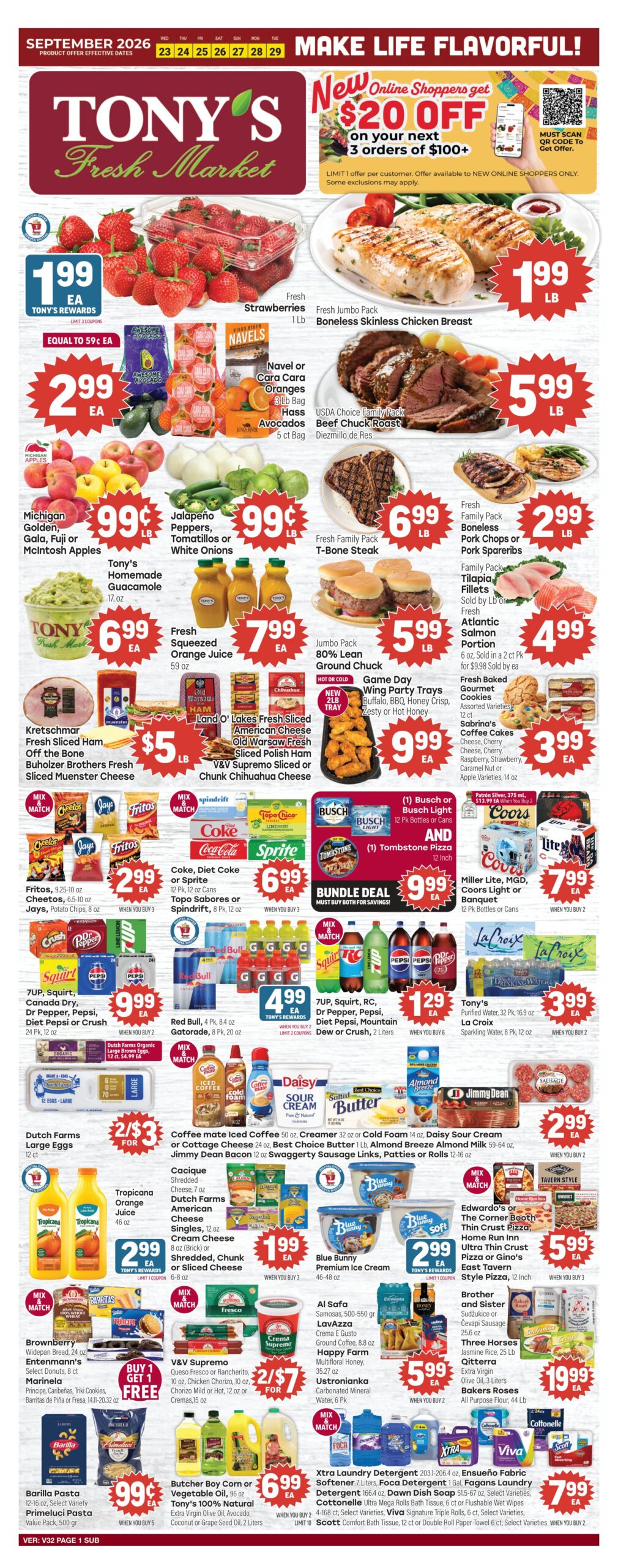 Tony’s Weekly Ad