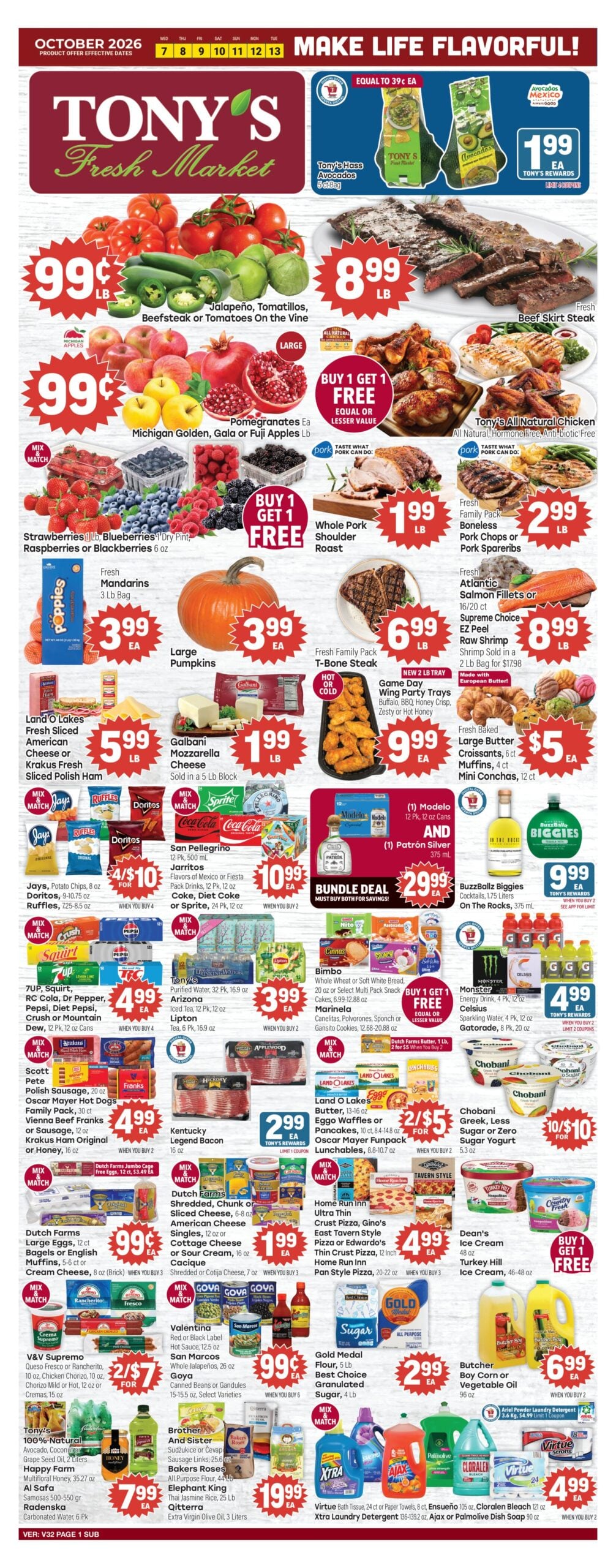 Tony’s Weekly Ad