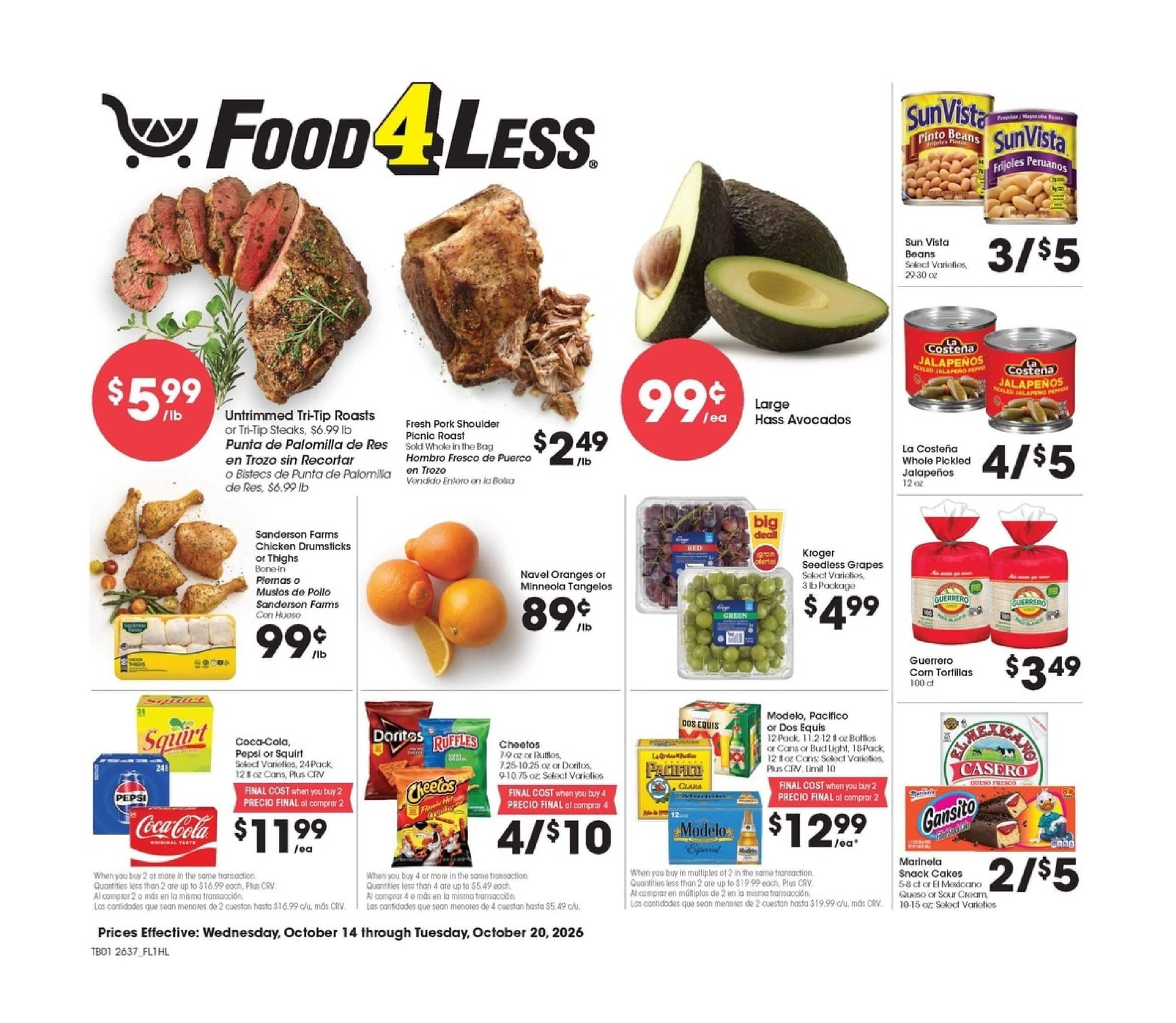 Food 4 Less In-Store Weekly Ad