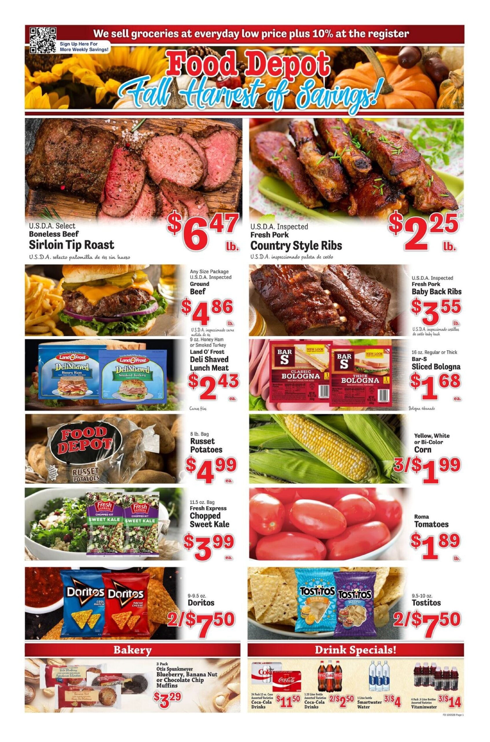 Food Depot Ad