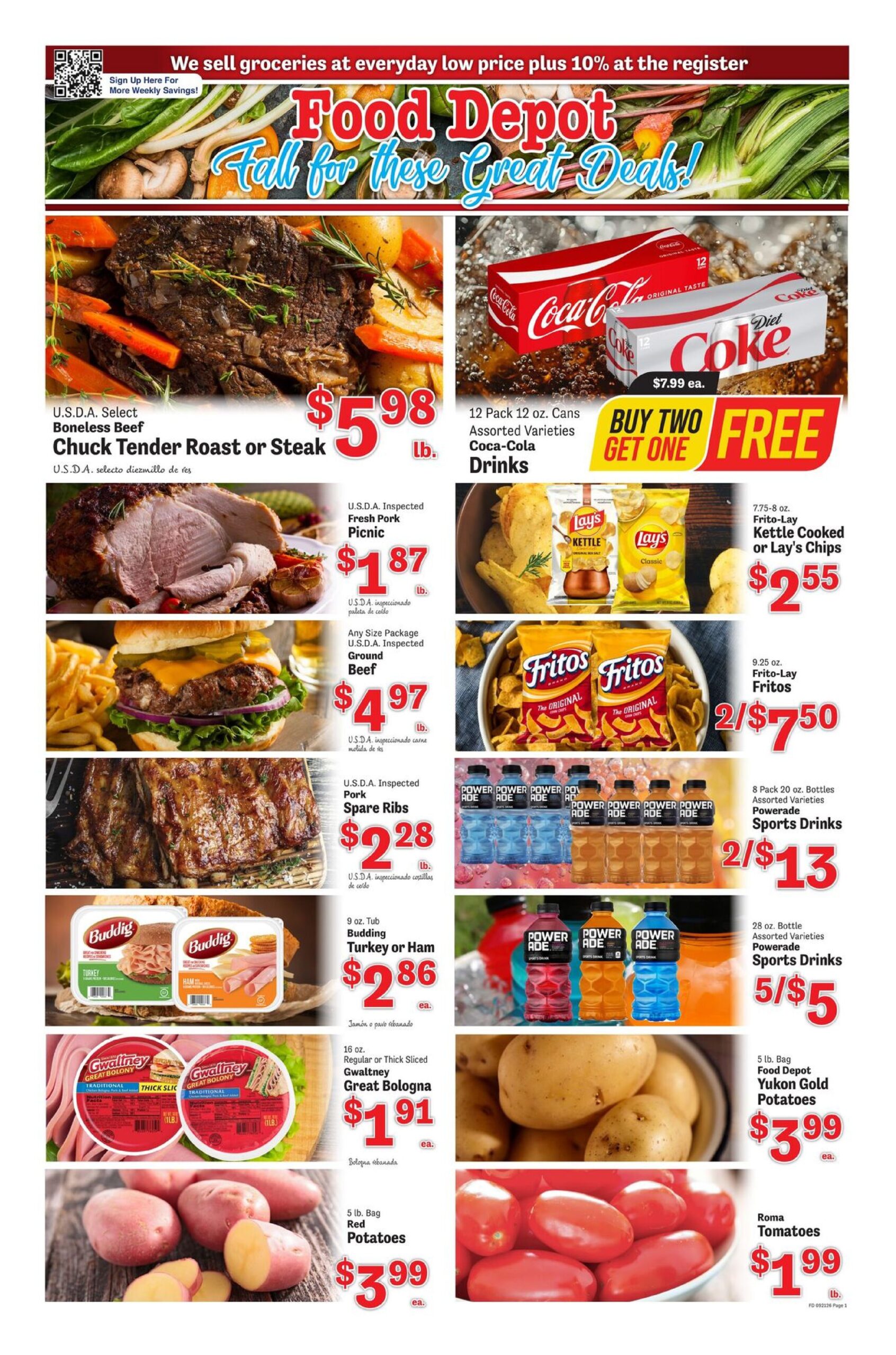 Food Depot Ad