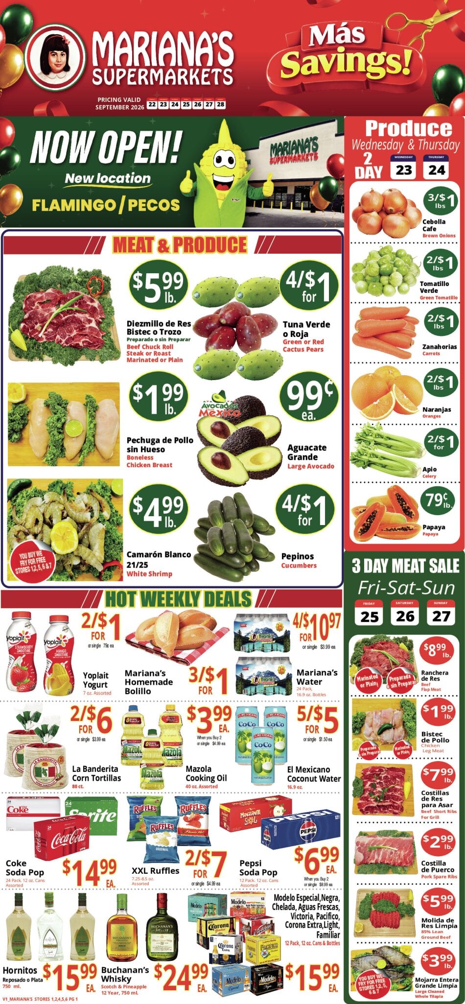 Mariana's Weekly Ad