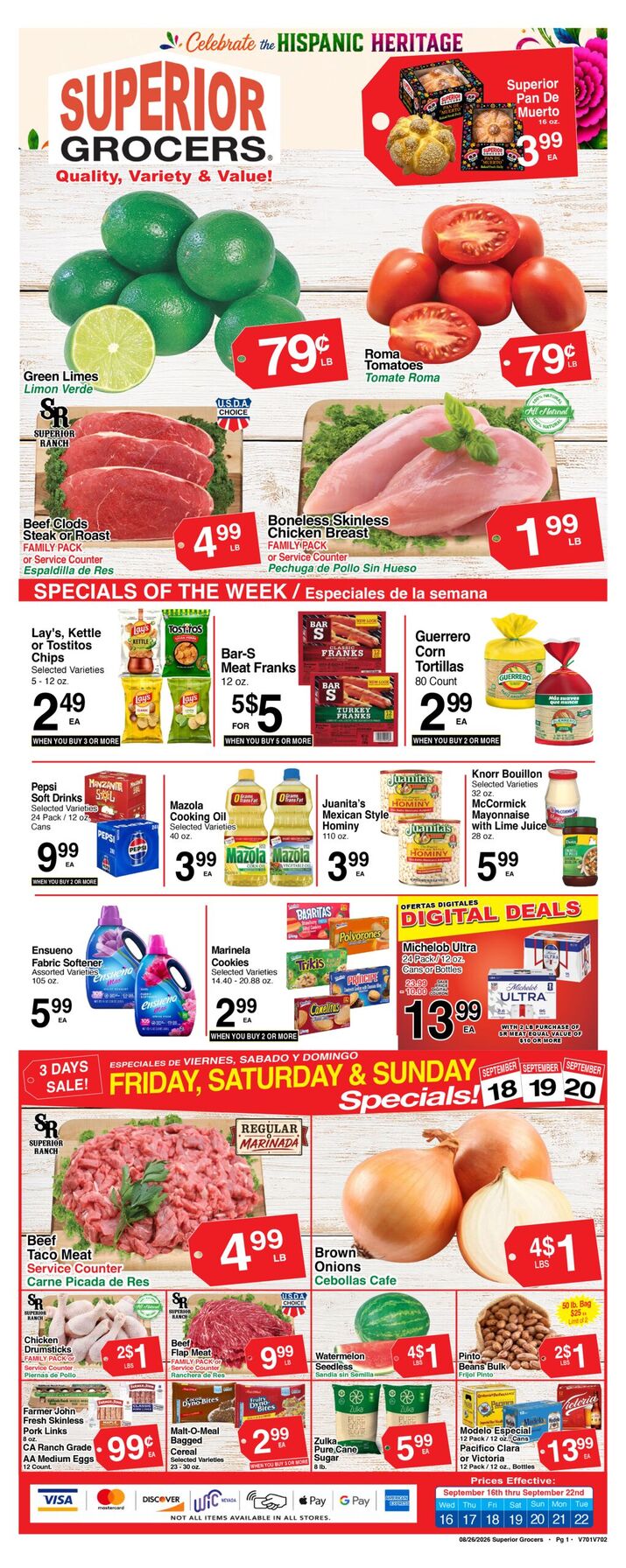 Superior Grocers In-Store Weekly Ad