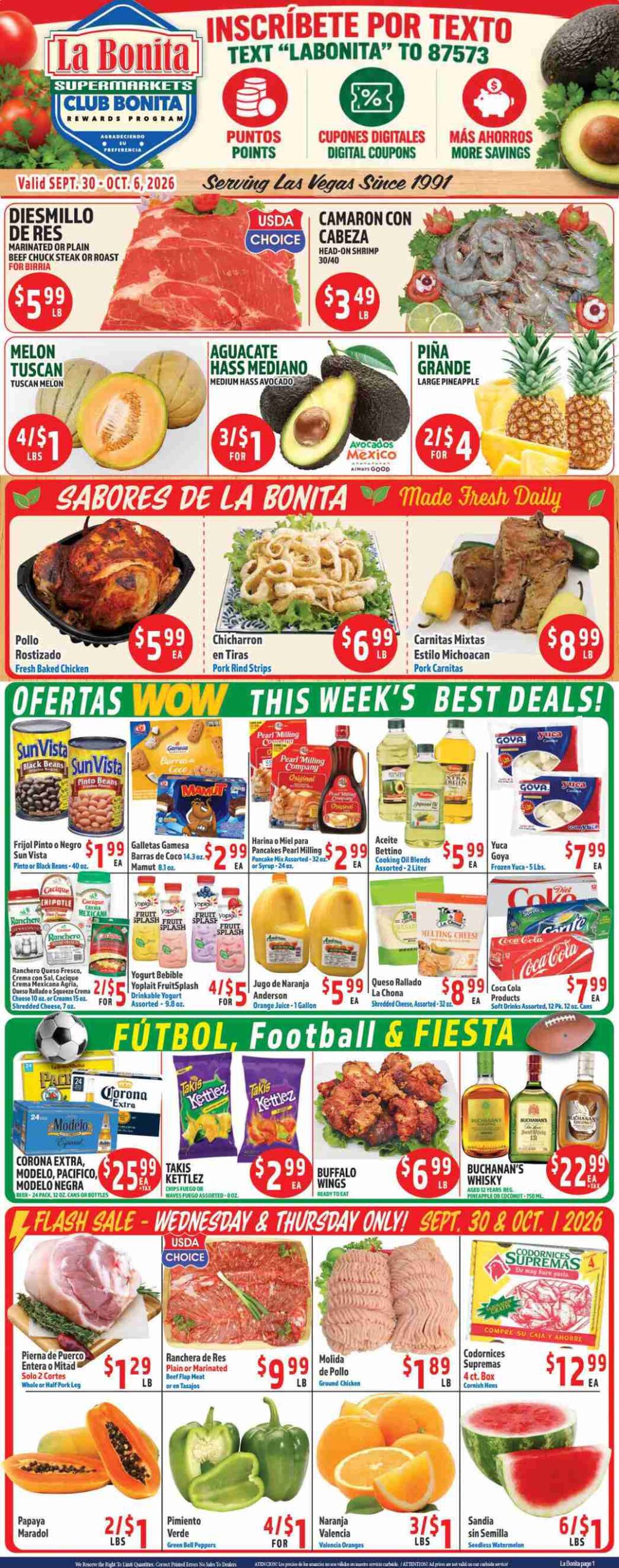 La Bonita Supermarkets Ad