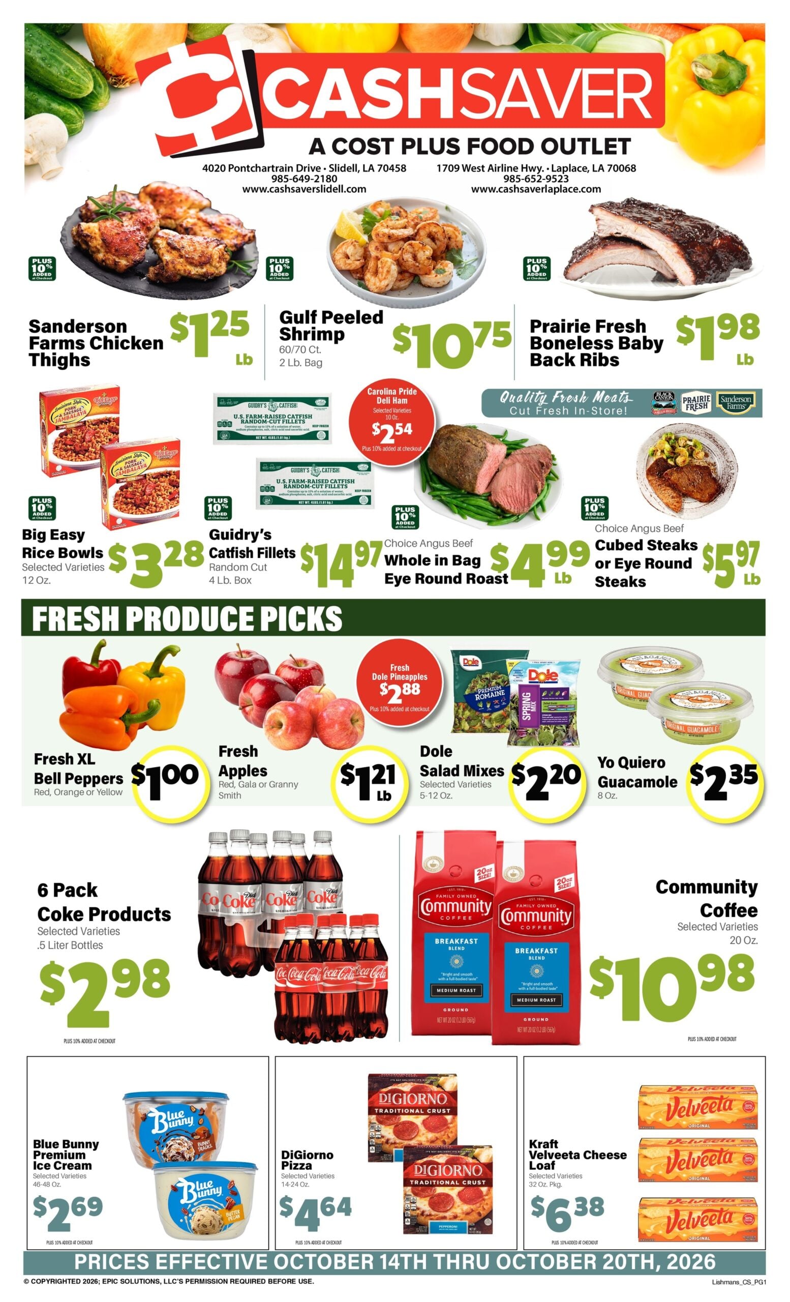 Cash Saver In-Store Weekly Ad