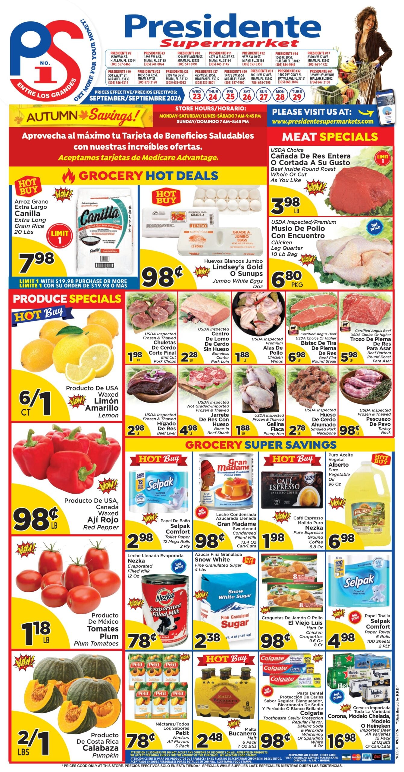 Presidente Supermarket Weekly Ad