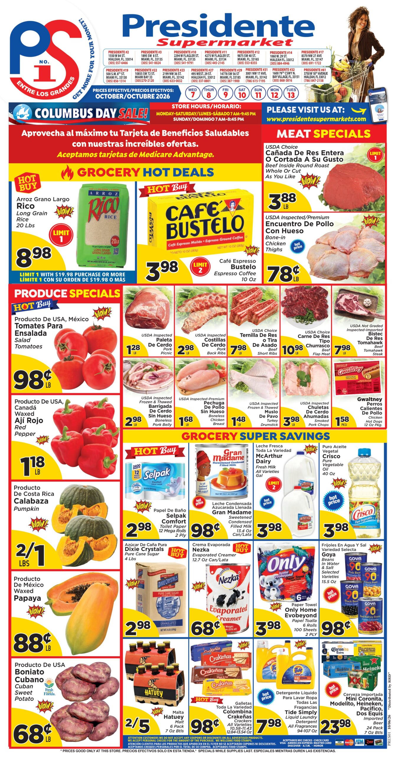 Presidente Supermarket Weekly Ad