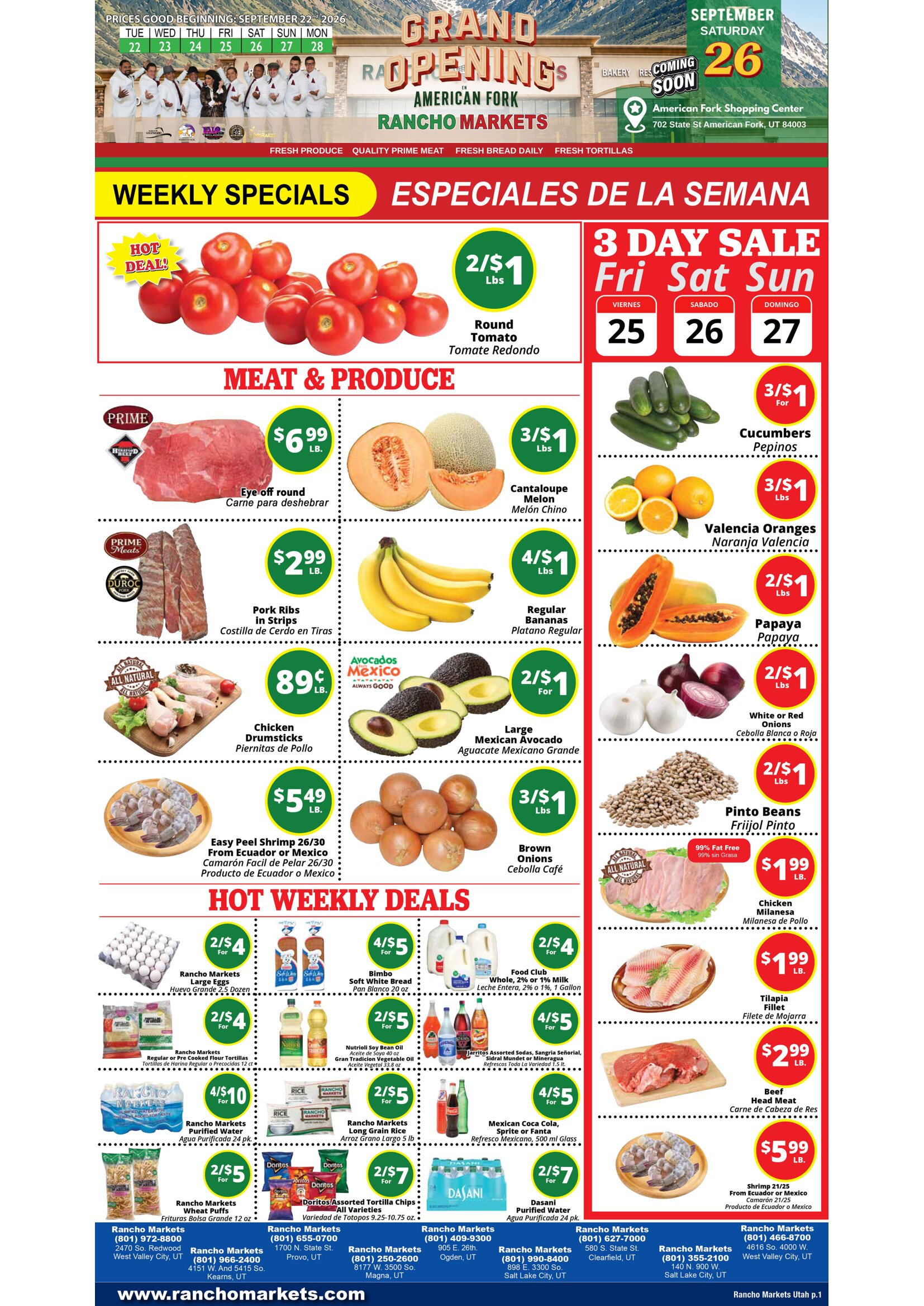 Rancho Markets Weekly Ad