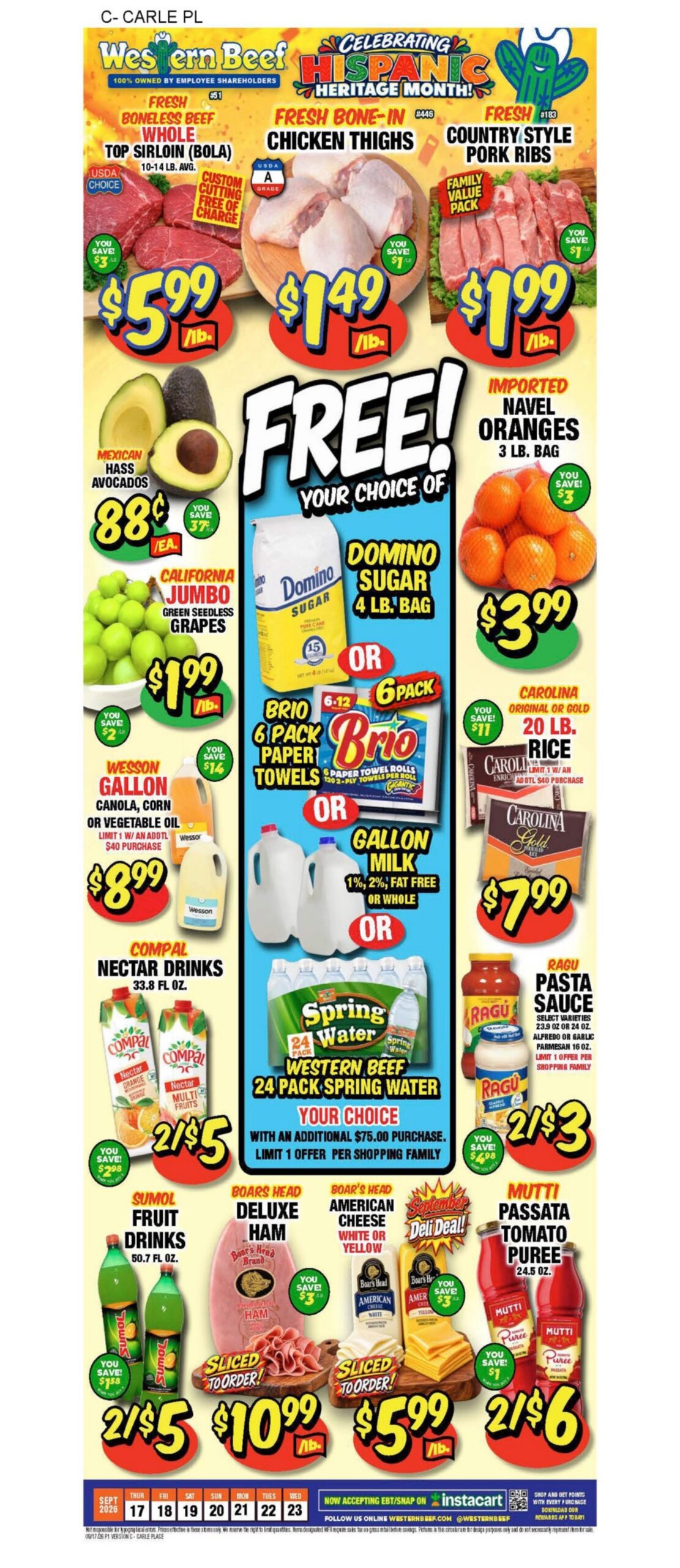 Western Beef In-Store Circular