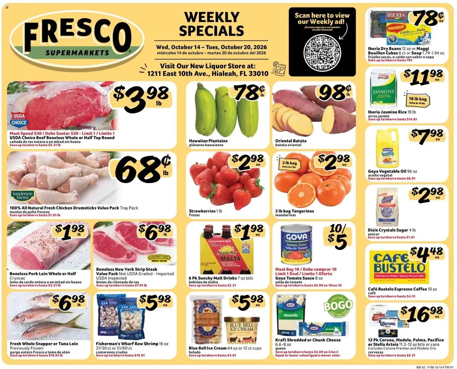 Fresco y Más In-Store Weekly Ad