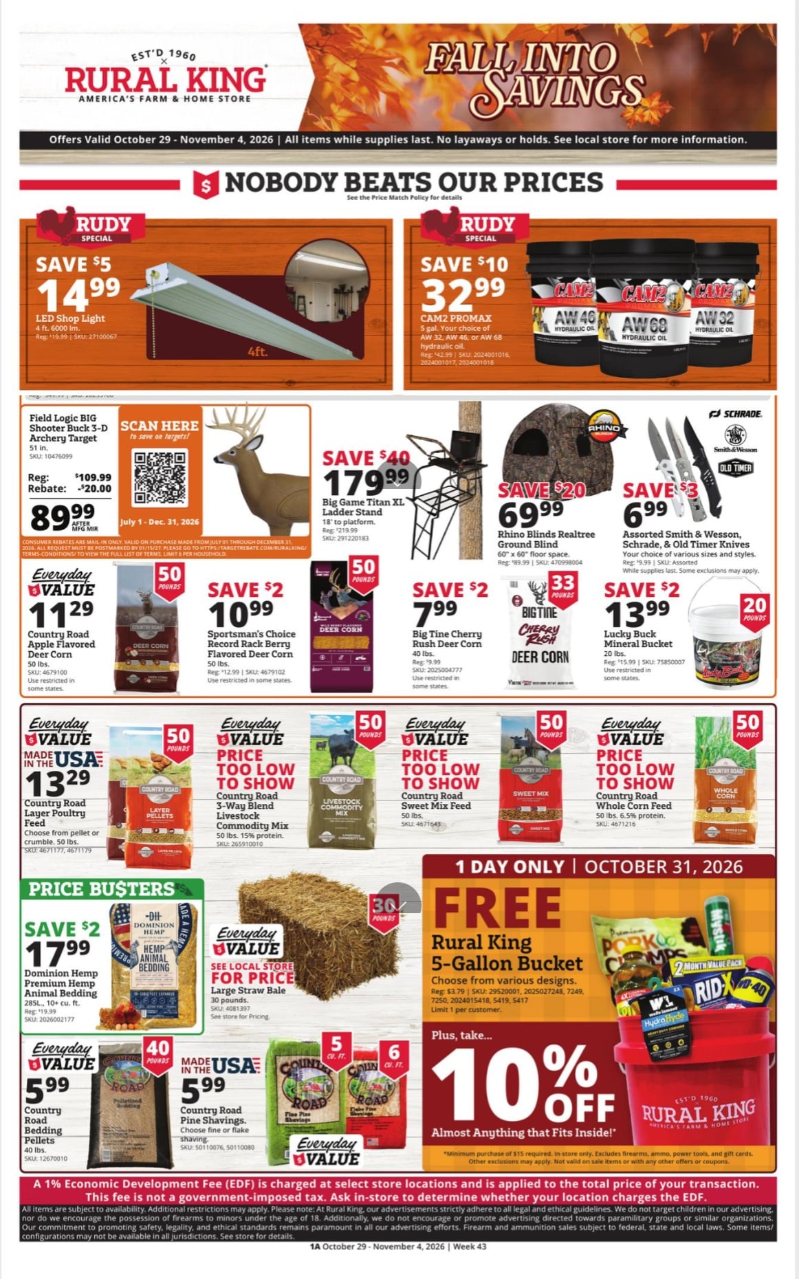 Rural King Ad Sale