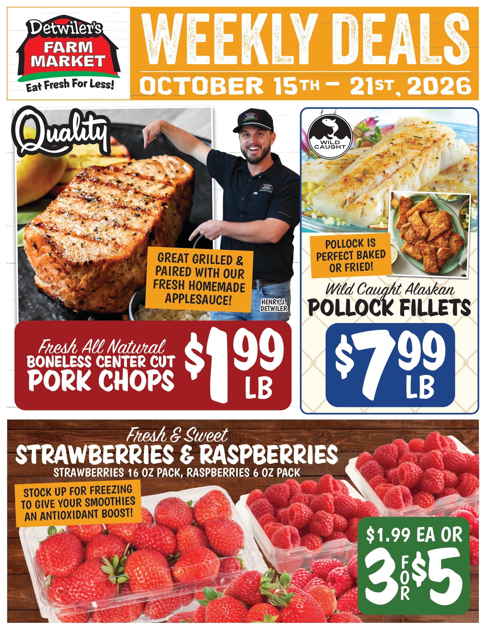 Detwiler’s Weekly Ad