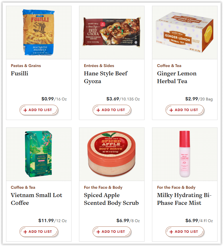 Trader Joe's Weekly Ad