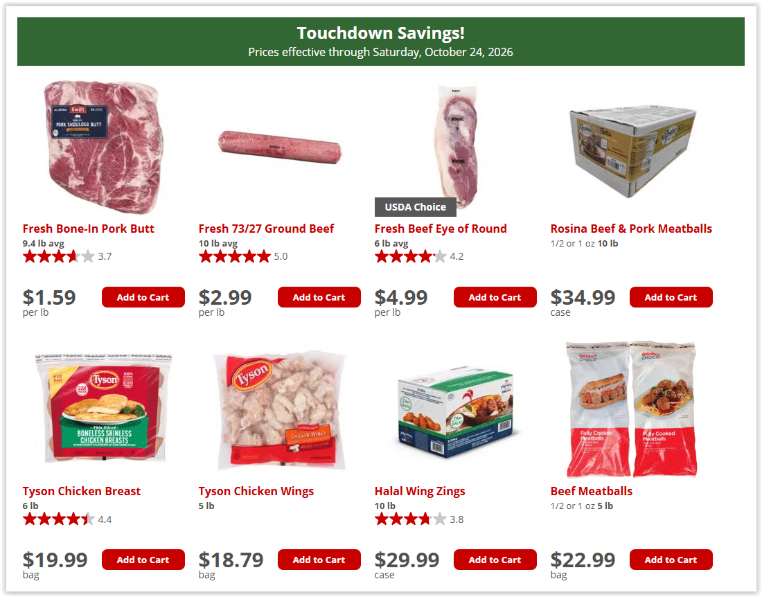 Gordon Food Service Ad