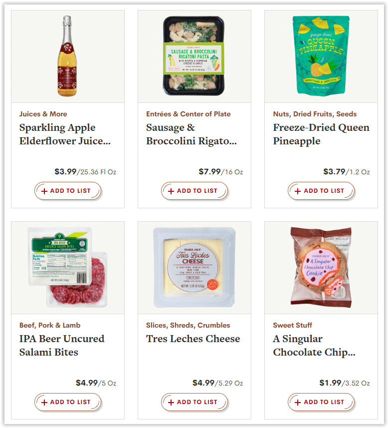 Trader Joe's Weekly Ad
