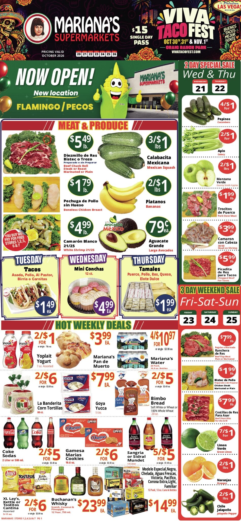 Mariana's Weekly Ad