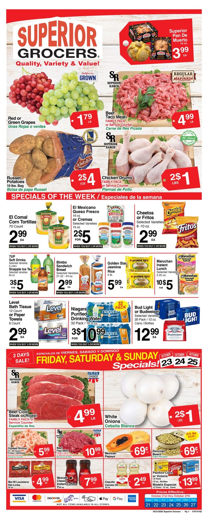 Superior Grocers Weekly Ad