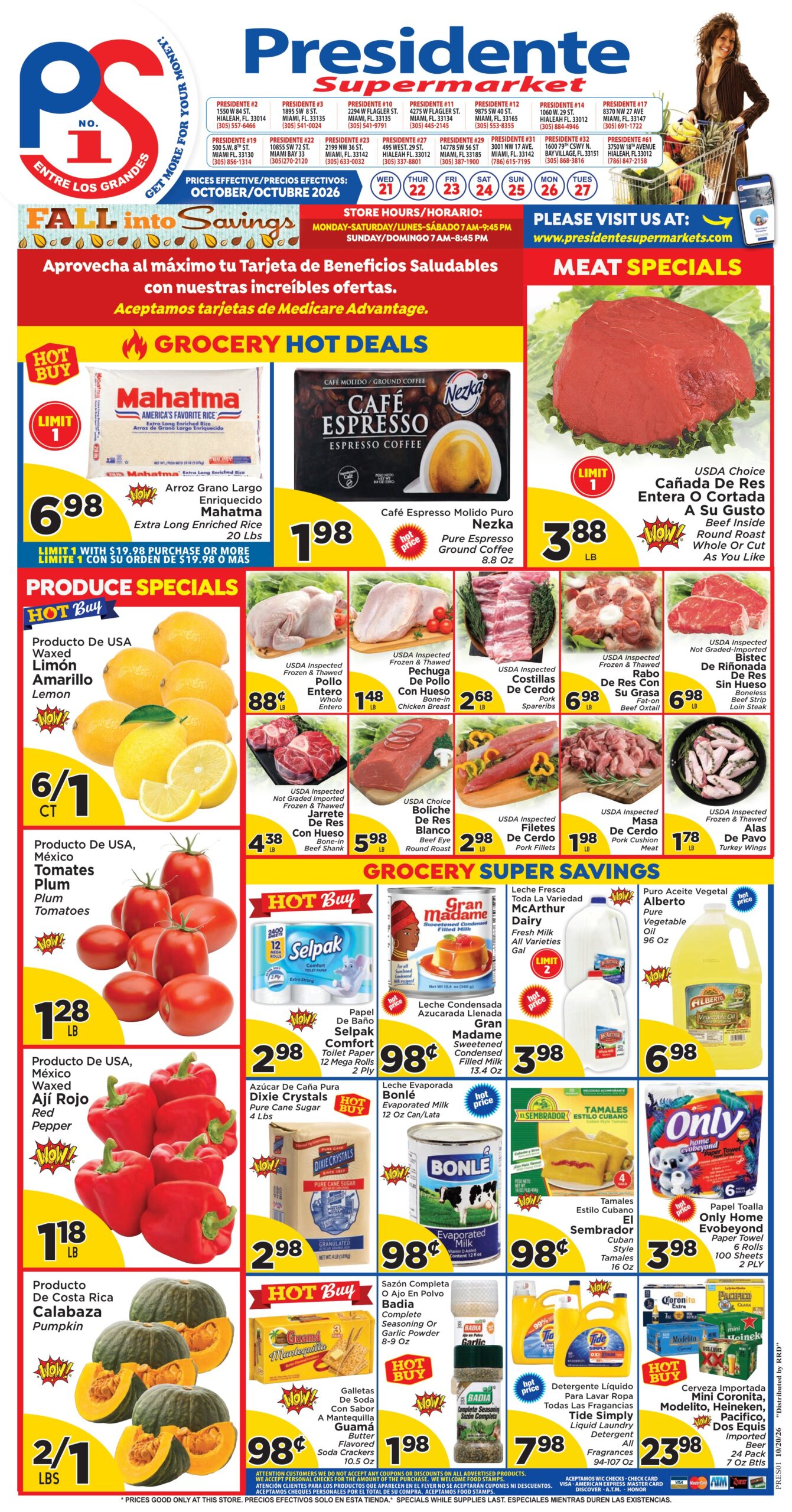 Presidente Supermarket Weekly Ad